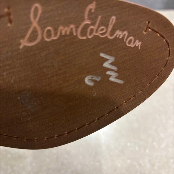 Sam Edelman Women Size 6 Black Suede Side Zip Casual Preppy Ankle Bootie Boots - Picture 7 of 9